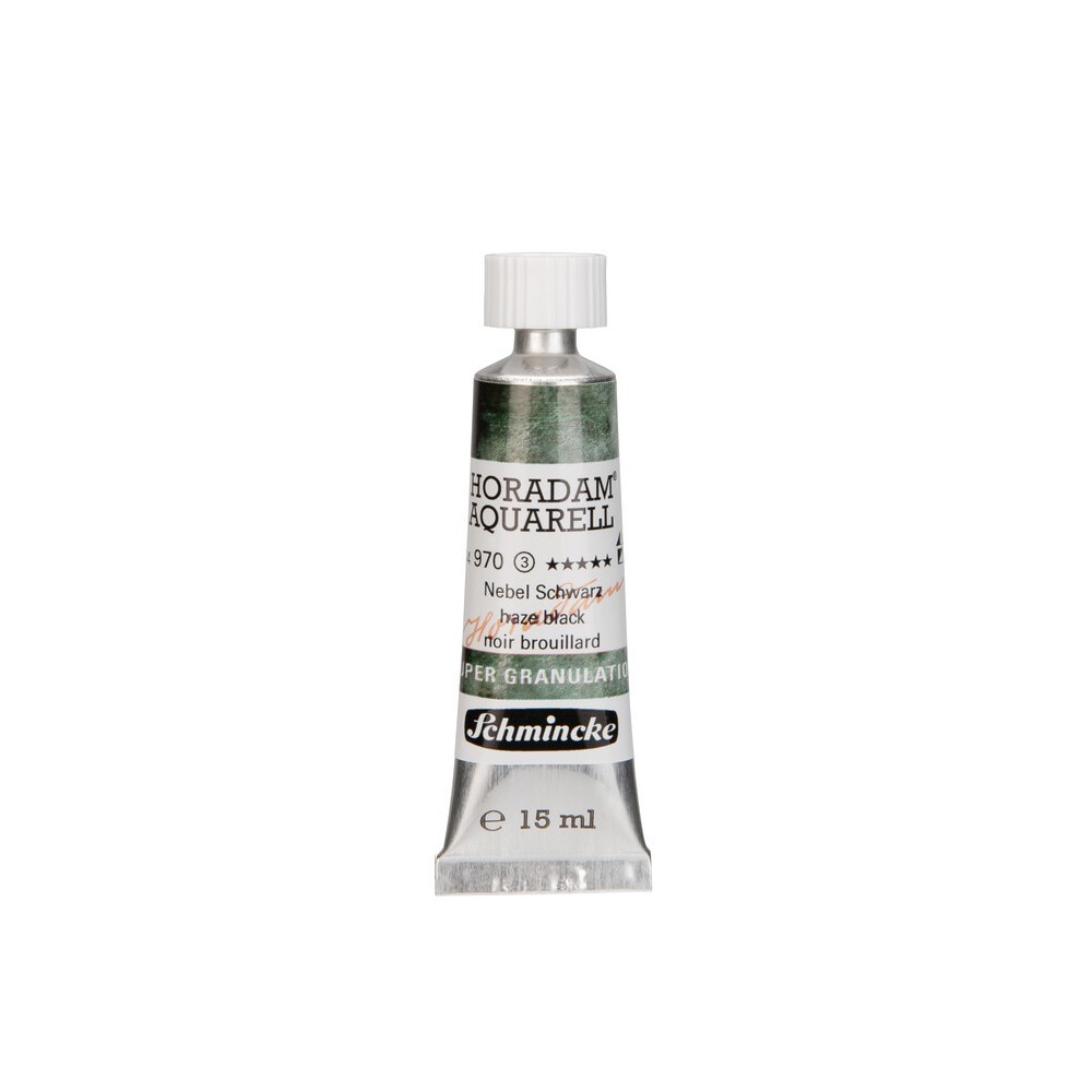 Farba akwarelowa Horadam Aquarell - Schmincke - 970, Haze Black, 15 ml