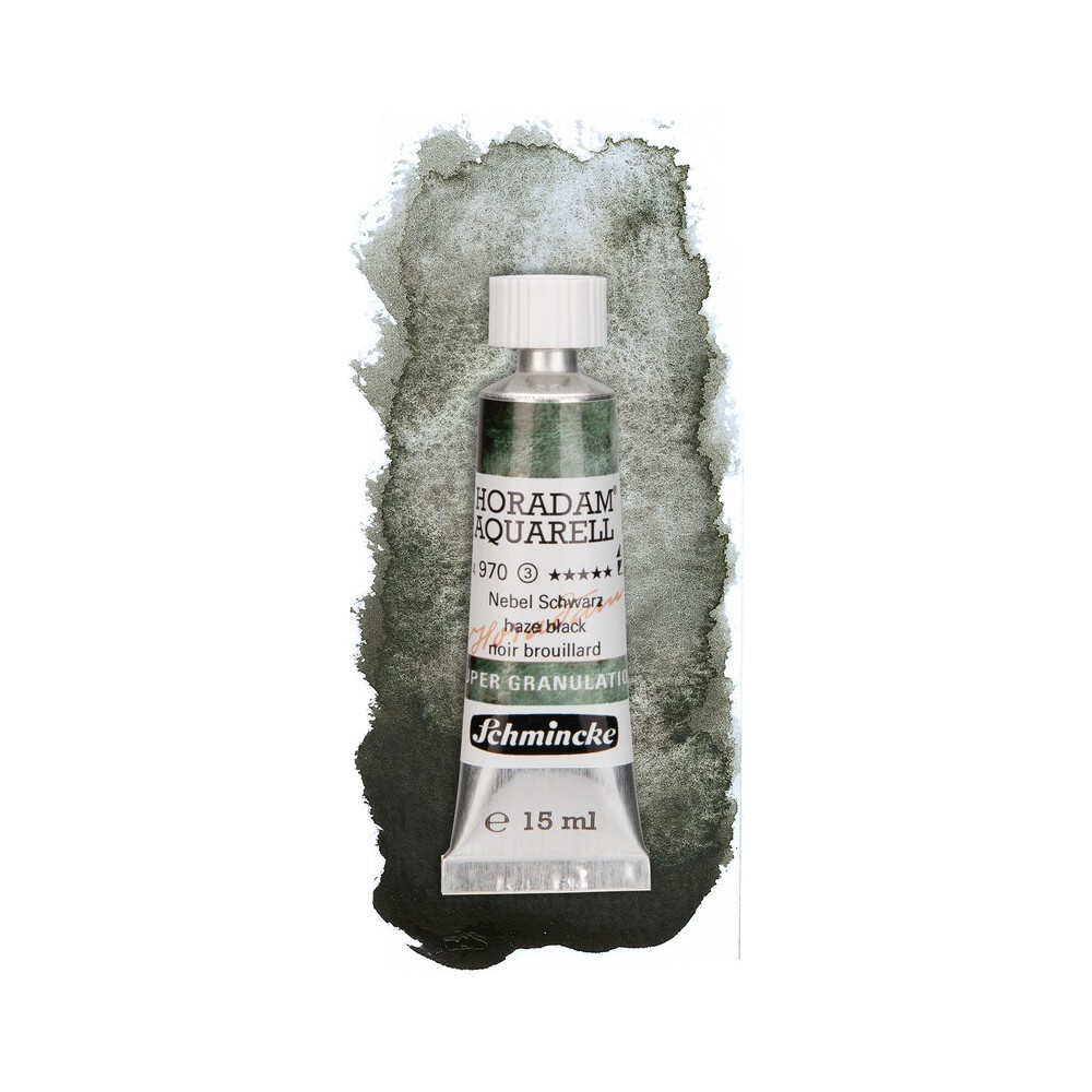 Horadam Aquarell watercolor paint - Schmincke - 970, Haze Black, 15 ml