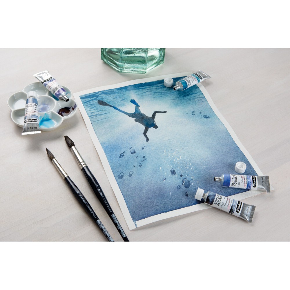Horadam Aquarell watercolor paint - Schmincke - 970, Haze Black, 15 ml