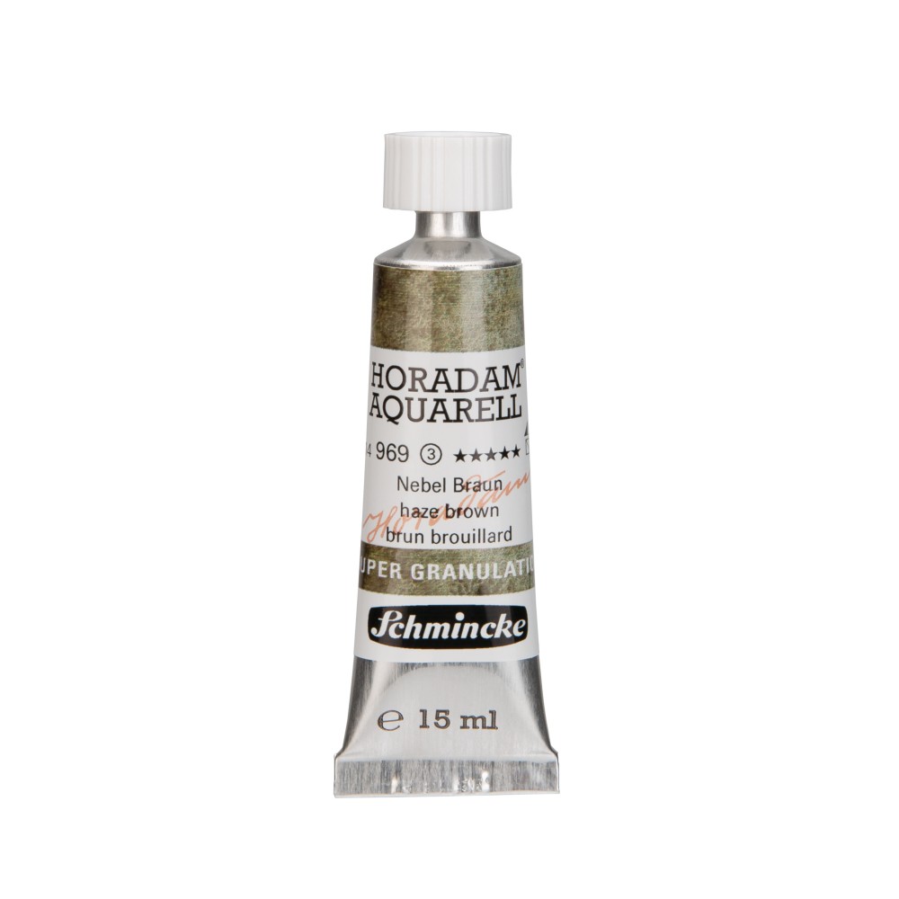 Horadam Aquarell watercolor paint - Schmincke - 969, Haze Brown, 15 ml