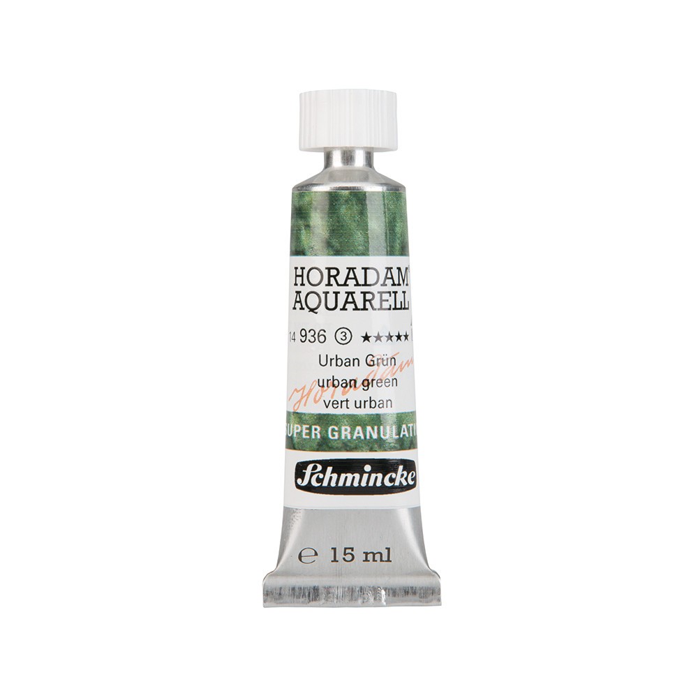 Farba akwarelowa Horadam Aquarell - Schmincke - 936, Urban Green, 15 ml