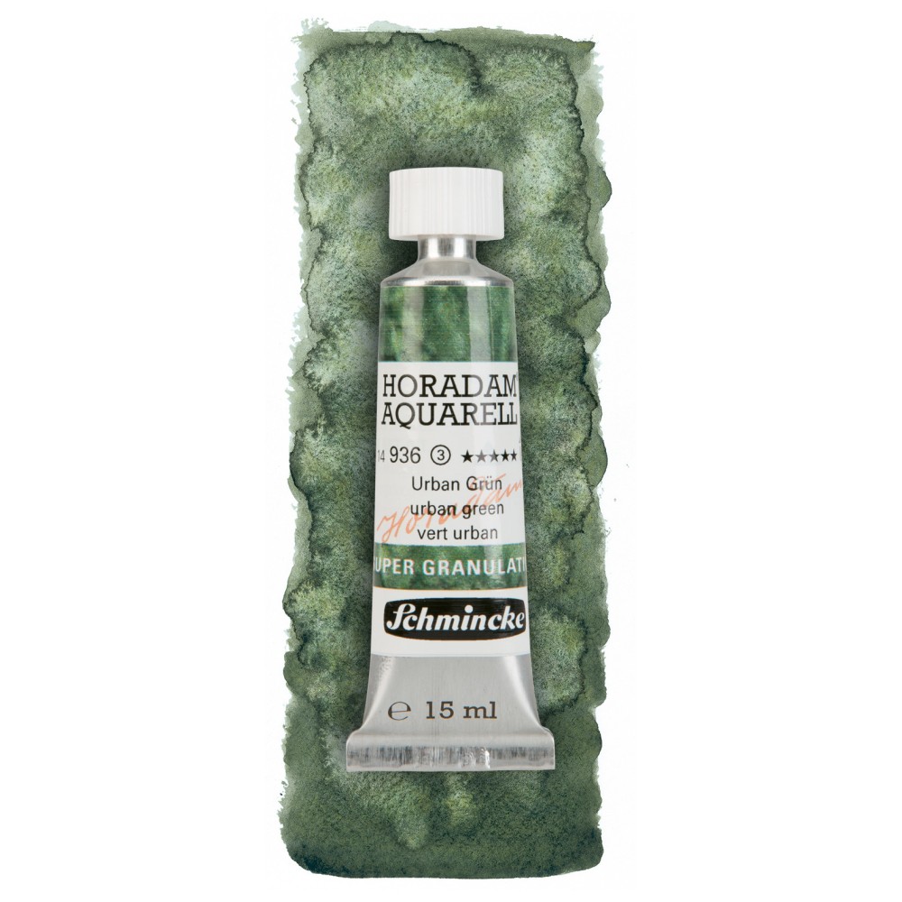 Farba akwarelowa Horadam Aquarell - Schmincke - 936, Urban Green, 15 ml