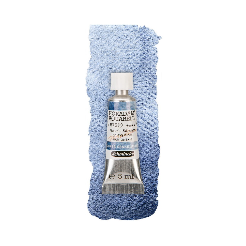 Farba akwarelowa Horadam Aquarell - Schmincke - 975, Galaxy Black, 5 ml