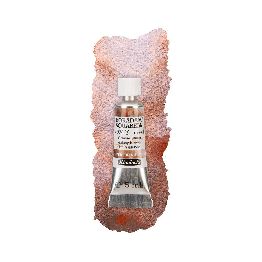 Horadam Aquarell watercolor paint - Schmincke - 974, Galaxy Brown, 5 ml