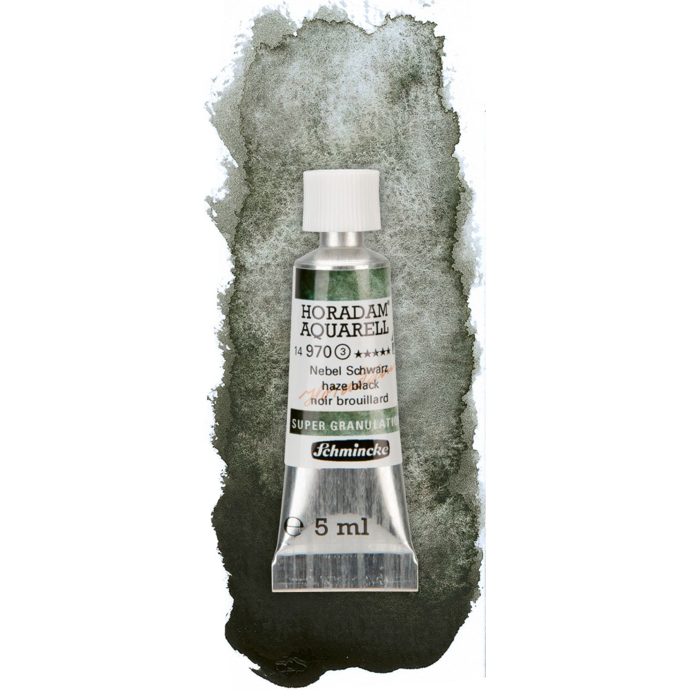 Farba akwarelowa Horadam Aquarell - Schmincke - 970, Haze Black, 5 ml