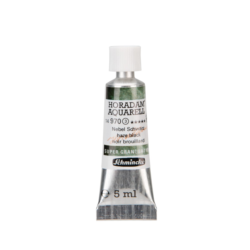 Horadam Aquarell watercolor paint - Schmincke - 970, Haze Black, 5 ml