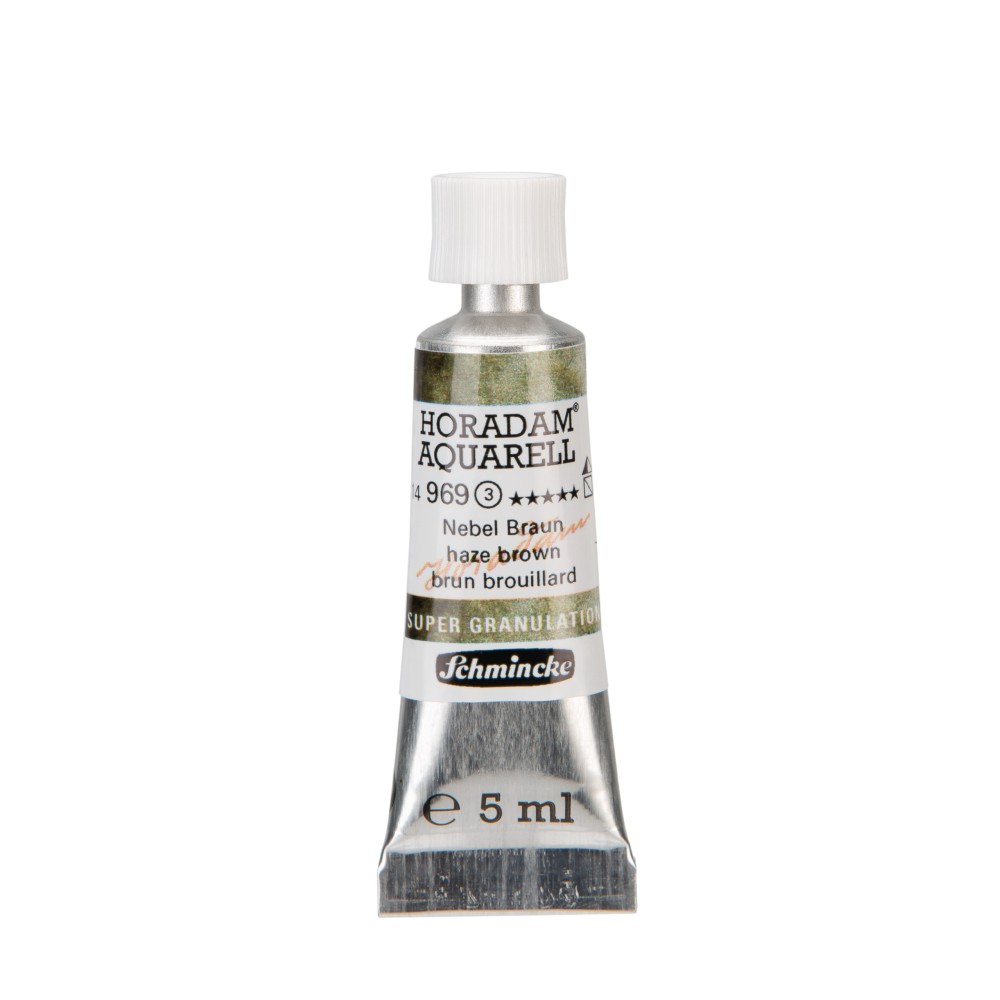 Horadam Aquarell watercolor paint - Schmincke - 969, Haze Brown, 5 ml