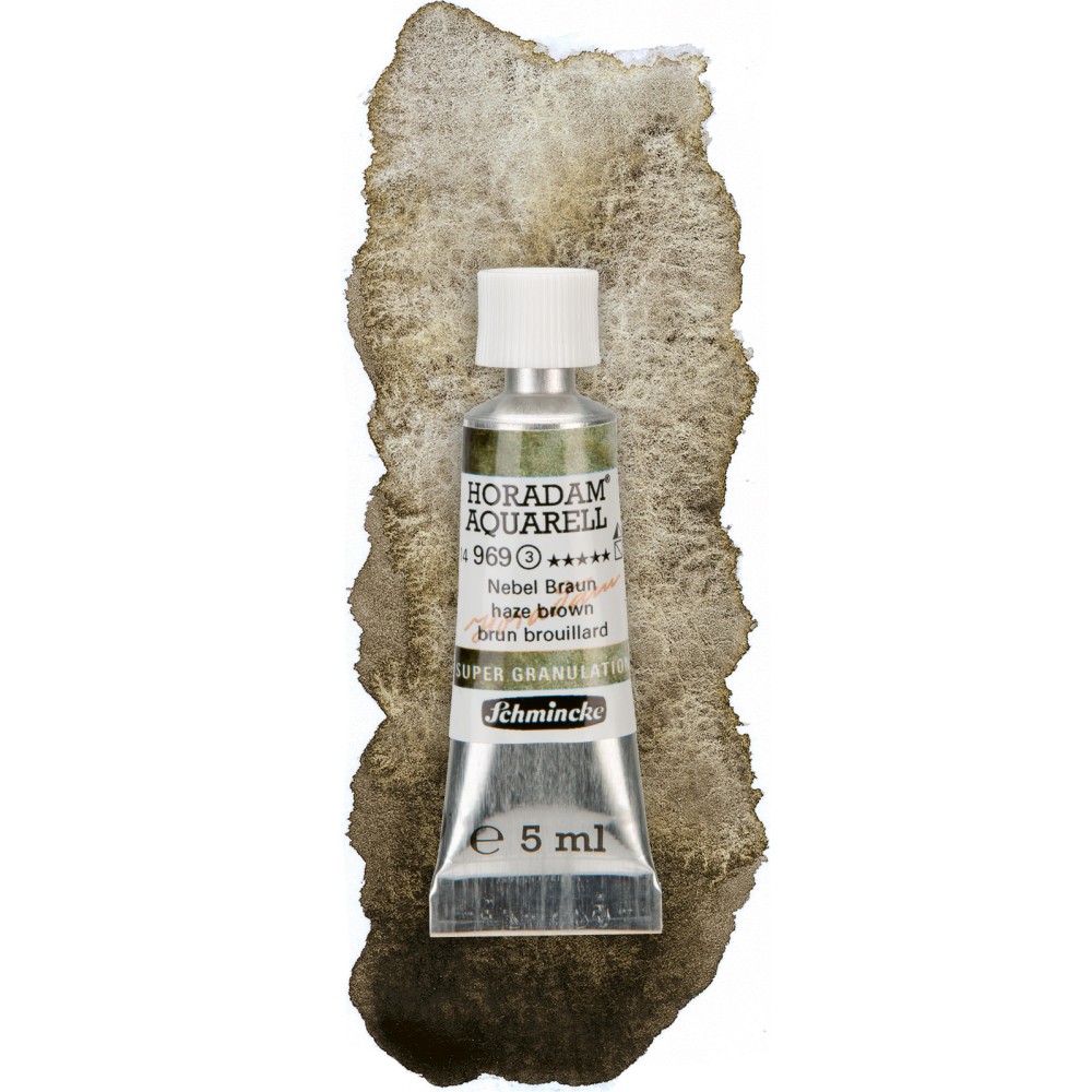 Horadam Aquarell watercolor paint - Schmincke - 969, Haze Brown, 5 ml