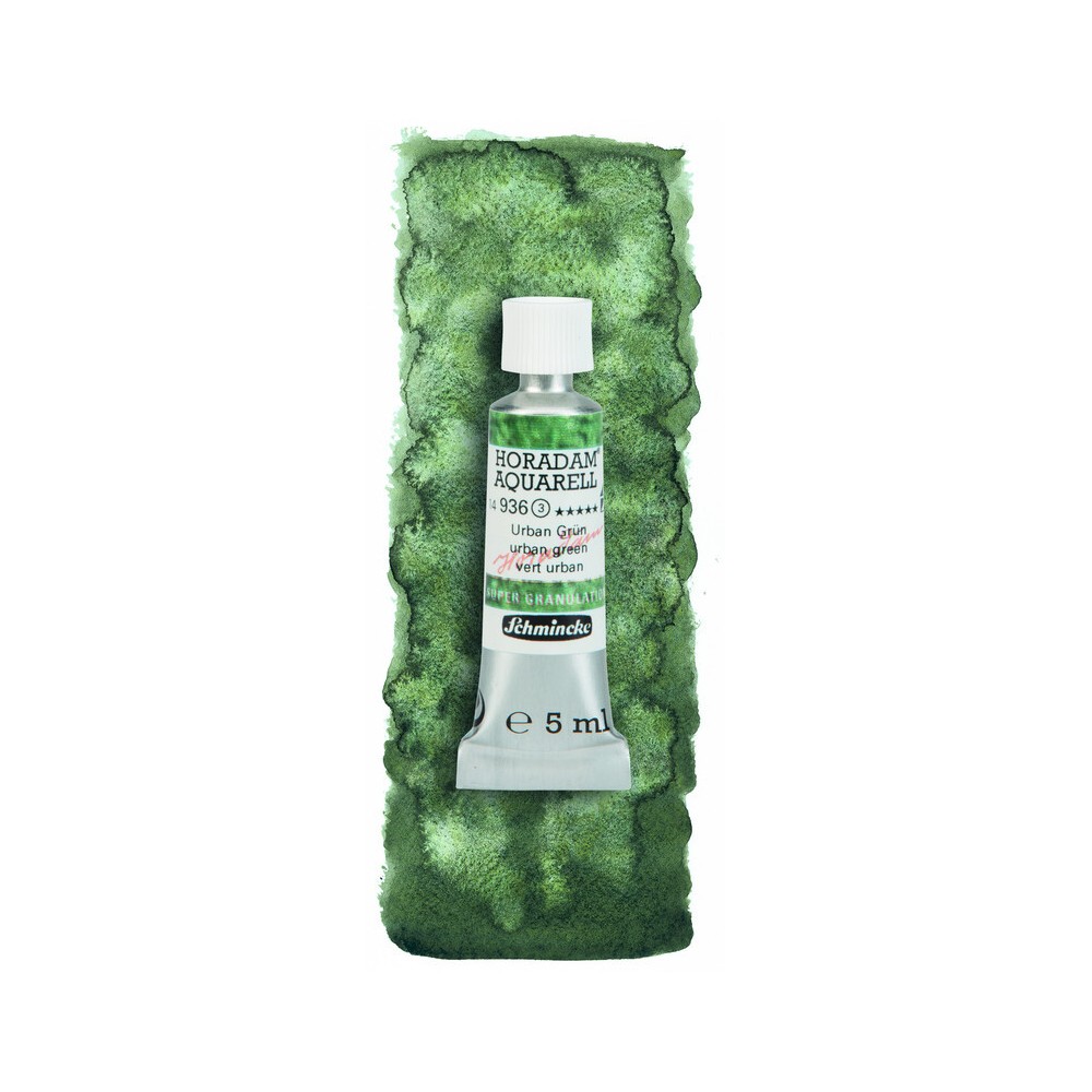 Horadam Aquarell watercolor paint - Schmincke - 936, Urban Green, 5 ml