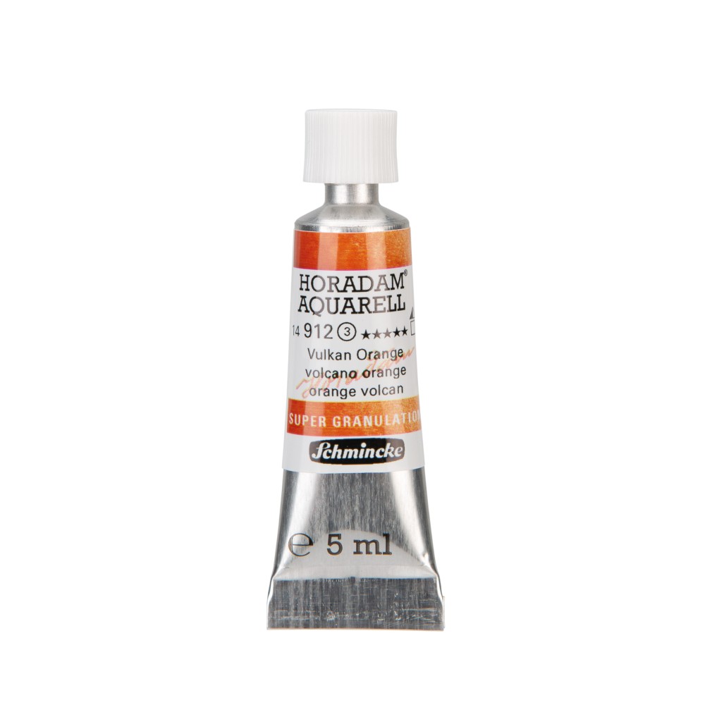 Farba akwarelowa Horadam Aquarell - Schmincke - 912, Volcano Orange, 5 ml