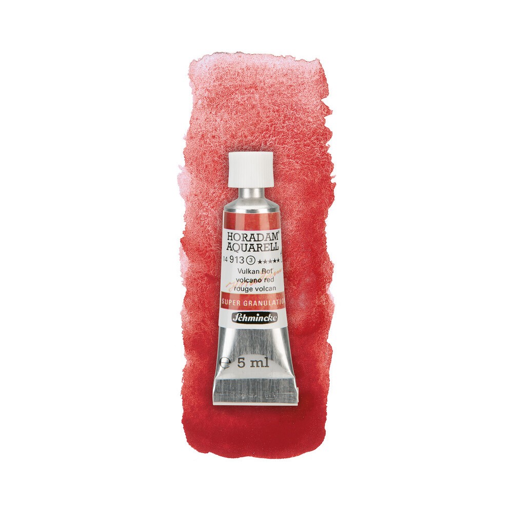 Horadam Aquarell watercolor paint - Schmincke - 913, Volcano Red, 5 ml