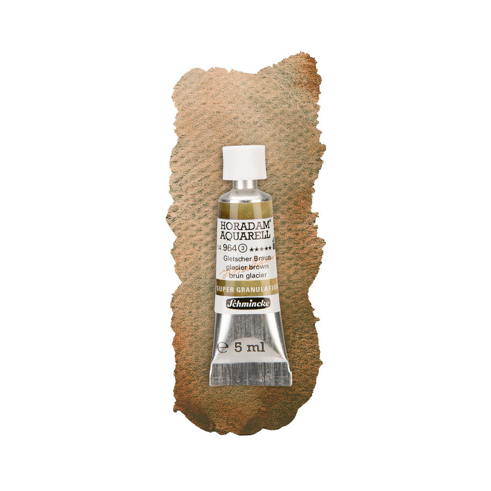 Horadam Aquarell watercolor paint - Schmincke - 964, Glacier Brown, 5 ml