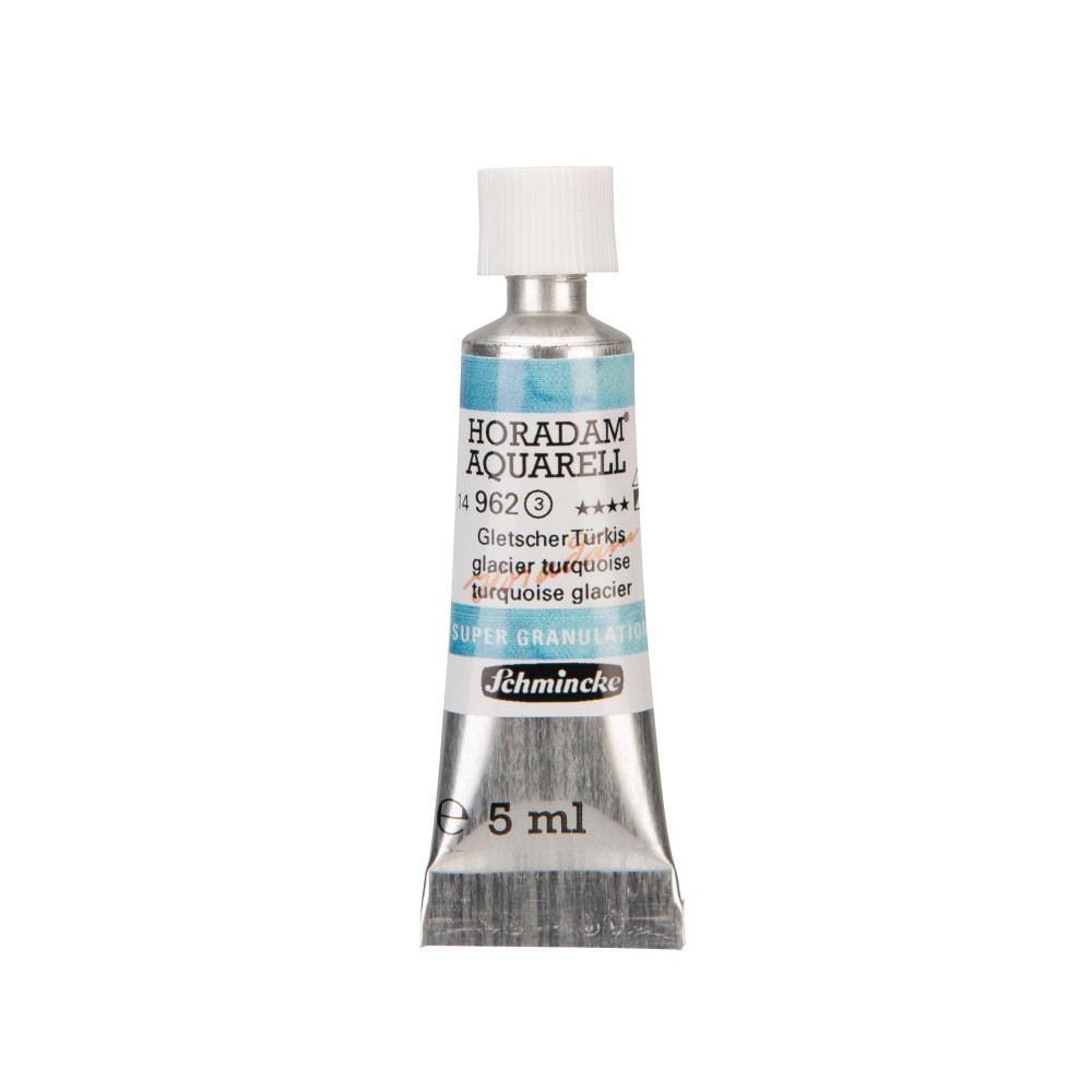 Horadam Aquarell watercolor paint - Schmincke - 962, Glacier Turquoise, 5 ml
