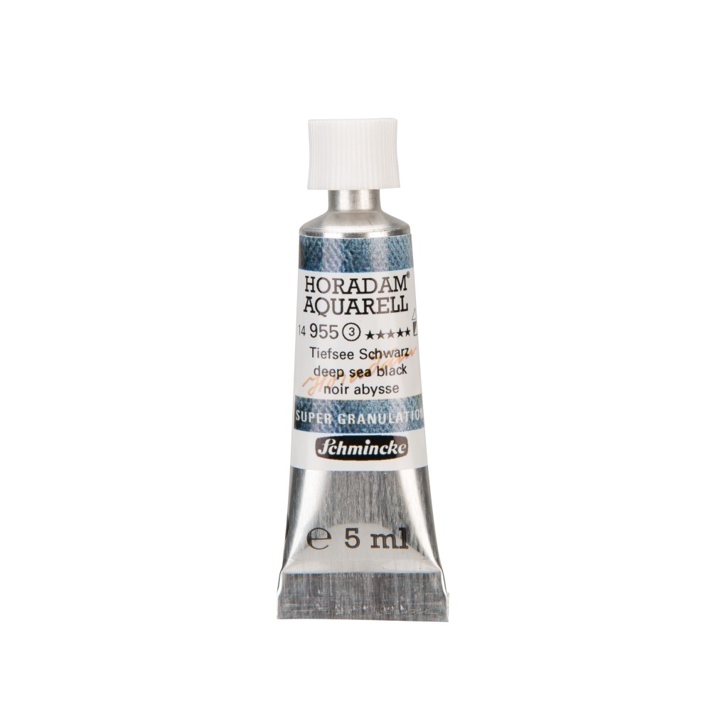 Horadam Aquarell watercolor paint - Schmincke - 955, Deep Sea Black, 5 ml