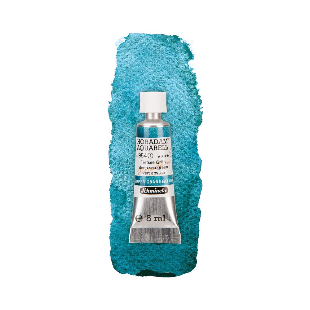 Horadam Aquarell watercolor paint - Schmincke - 954, Deep Sea Green, 5 ml