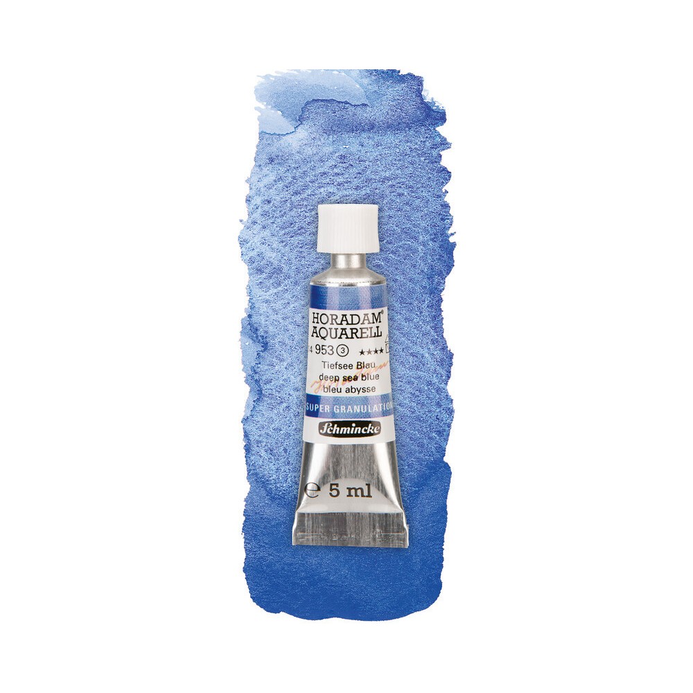 Horadam Aquarell watercolor paint - Schmincke - 953, Deep Sea Blue, 5 ml
