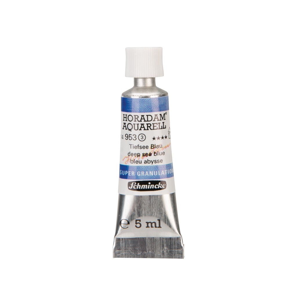 Farba akwarelowa Horadam Aquarell - Schmincke - 953, Deep Sea Blue, 5 ml