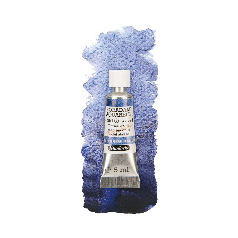 Horadam Aquarell watercolor paint - Schmincke - 951, Deep Sea Violet, 5 ml