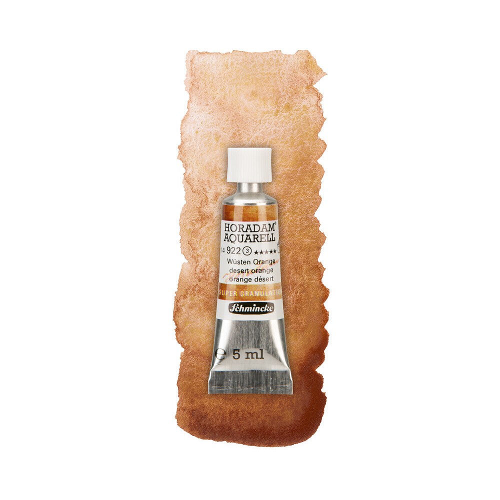 Horadam Aquarell watercolor paint - Schmincke - 922, Desert Orange, 5 ml