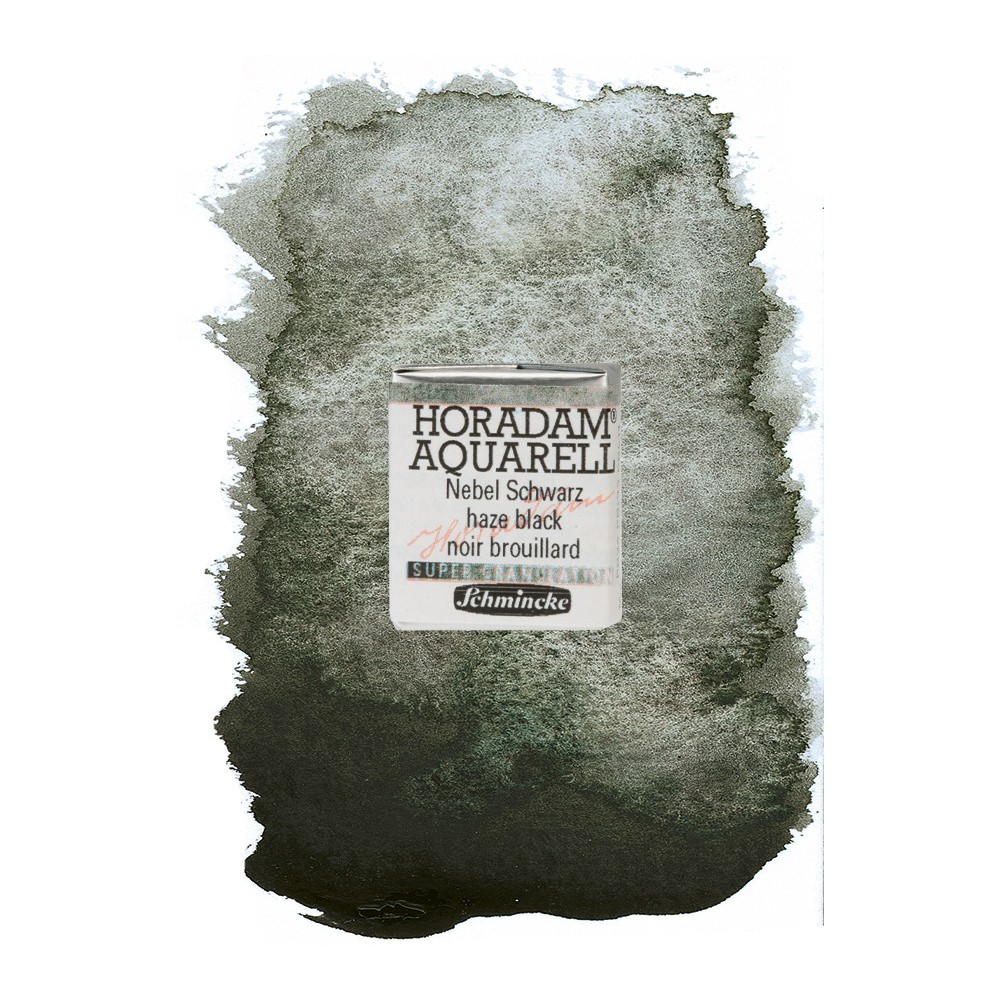 Horadam Aquarell watercolor paint - Schmincke - 970, Haze Black