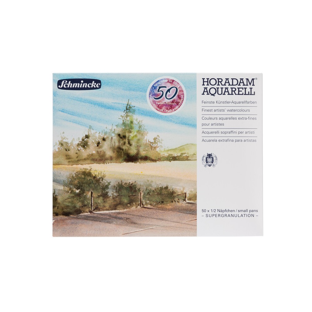 Zestaw akwareli Horadam Aquarell Supergranulating - Schmincke - 50 szt.