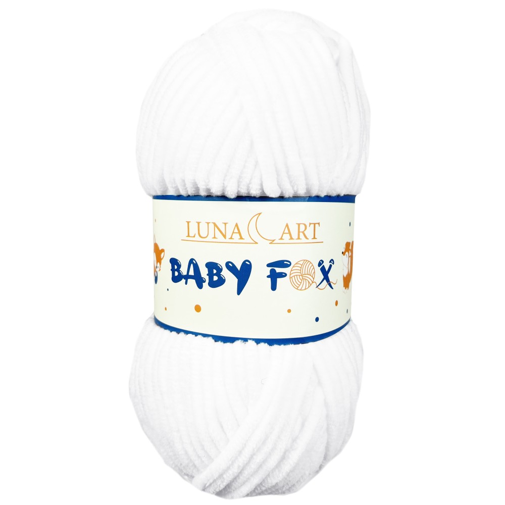 Włóczka poliestrowa Baby Fox - Luna Art - 1, 100 g, 120 m