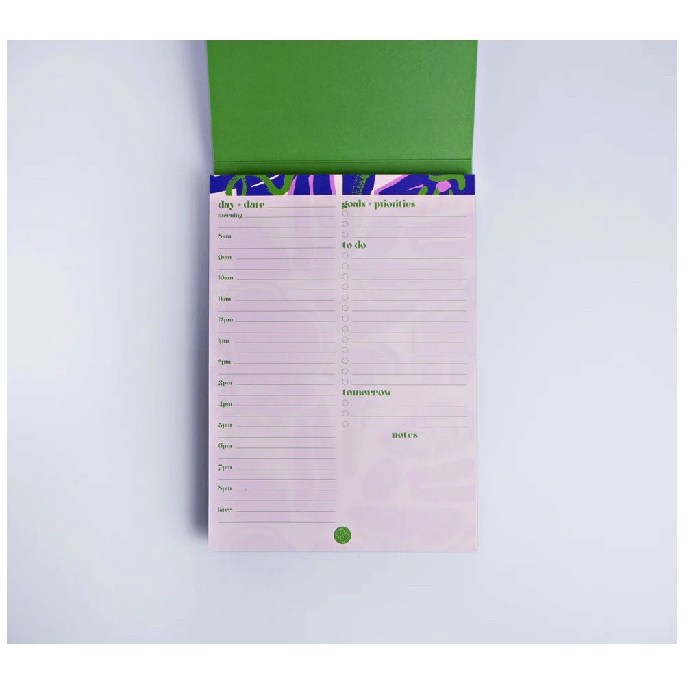 Desk organizer daily pad, Capri - The Completist. - A5