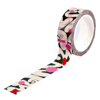 Taśma papierowa washi August - The Completist. - 15 mm x 10 m