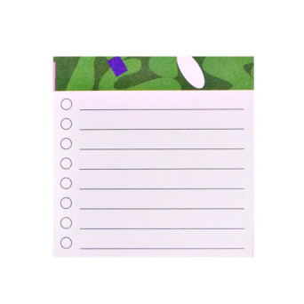 To Do August sticky notes - The Completist. - 50 pcs.