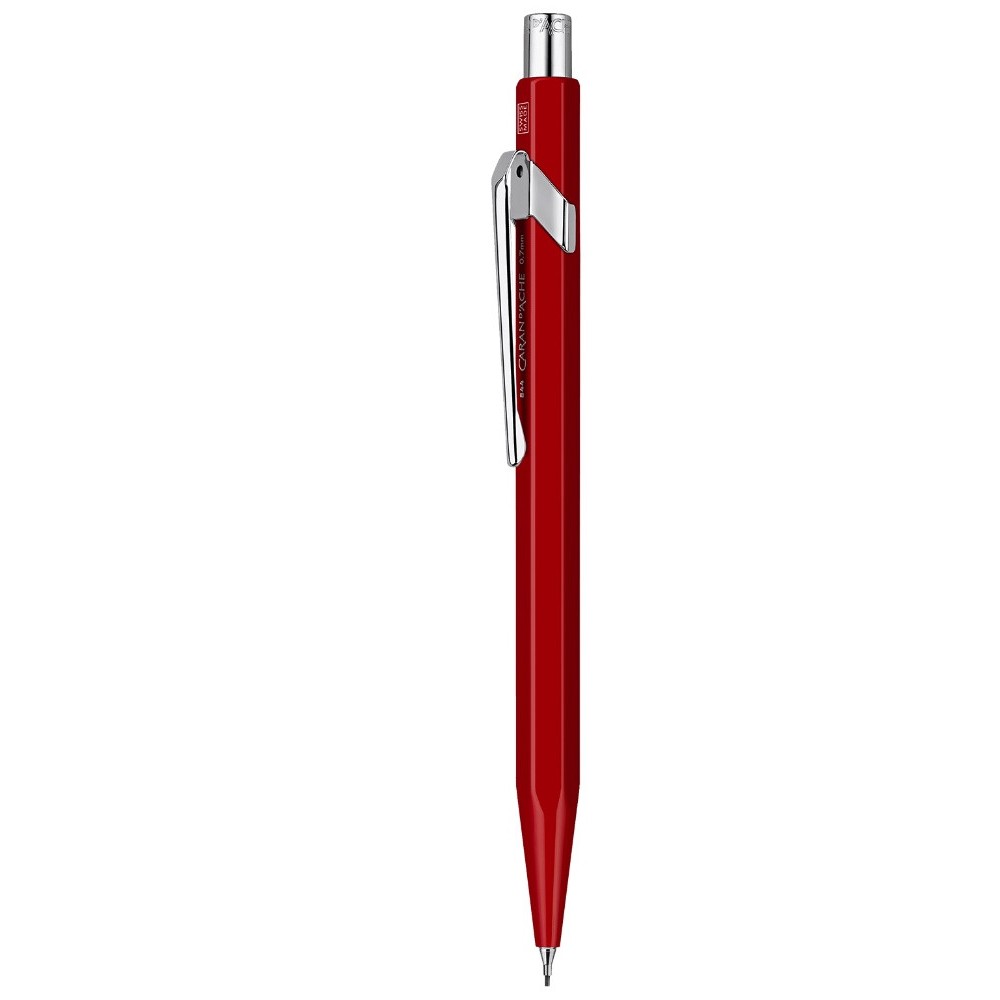 Mechanical pencil 844 Classic Line - Caran d'Ache - red, 0,7 mm