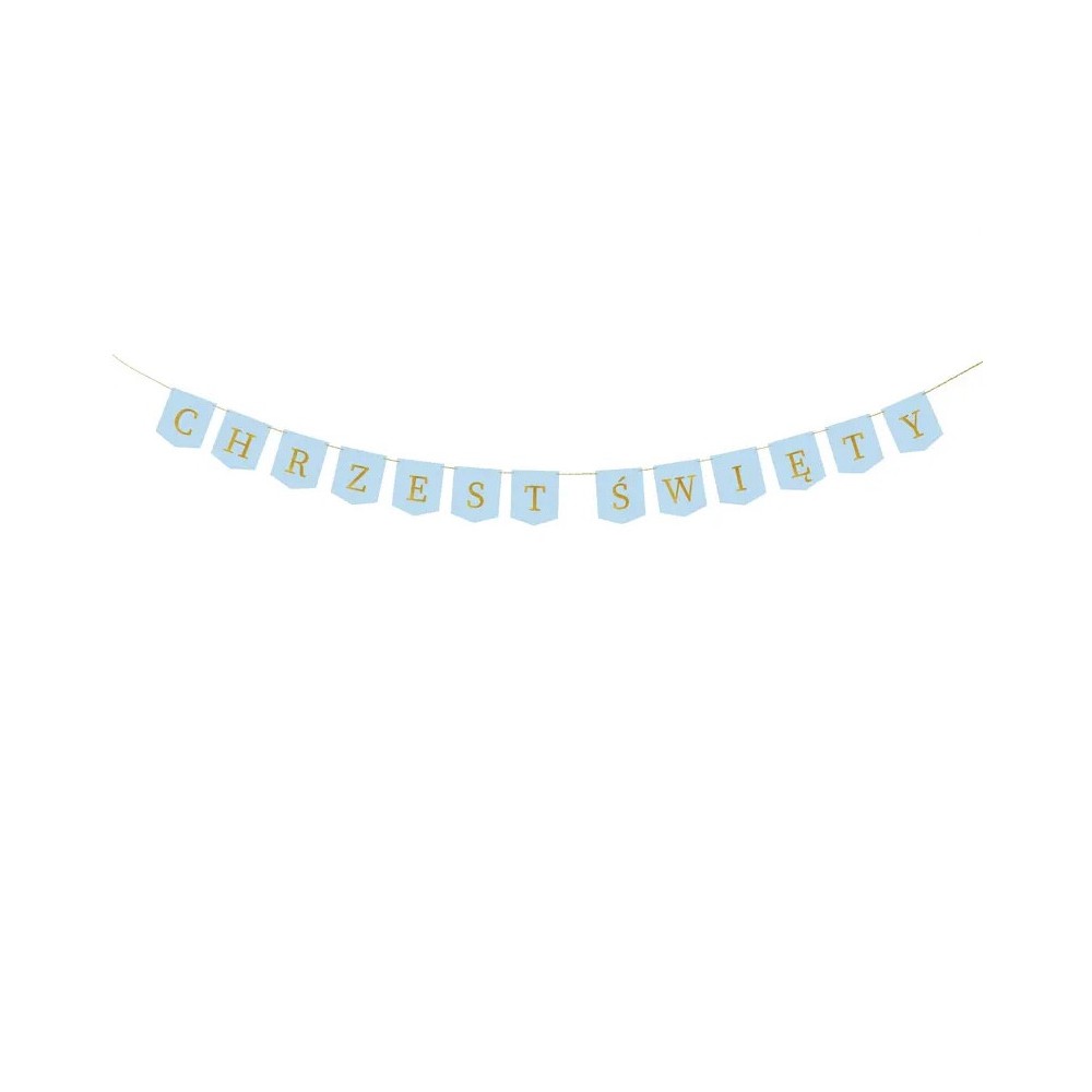 Banner Chrzest Święty - blue, 13 x 250 cm