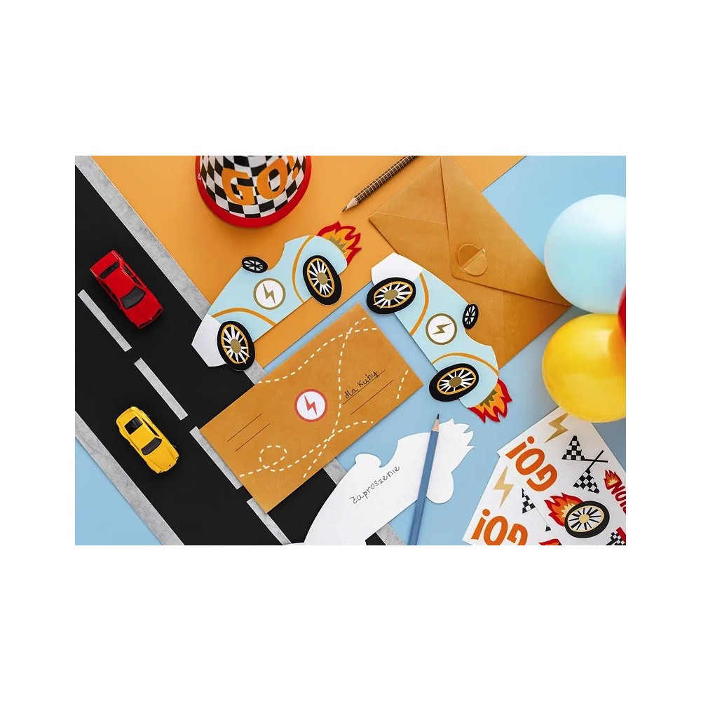 Cars stickers - 6 pcs.