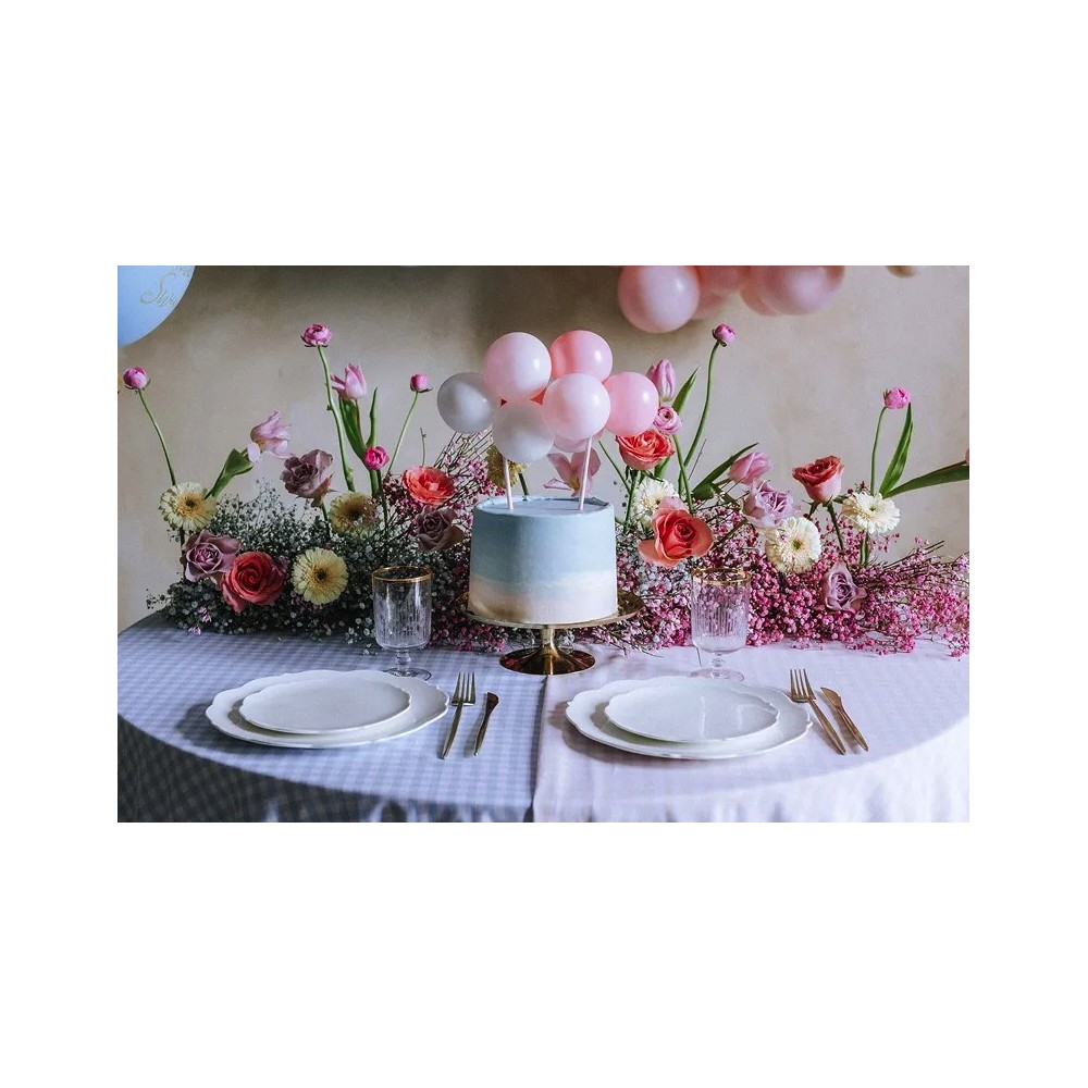 Balloon cake topper - pink, 29 cm