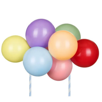 Balloon cake topper - colorful, 29 cm