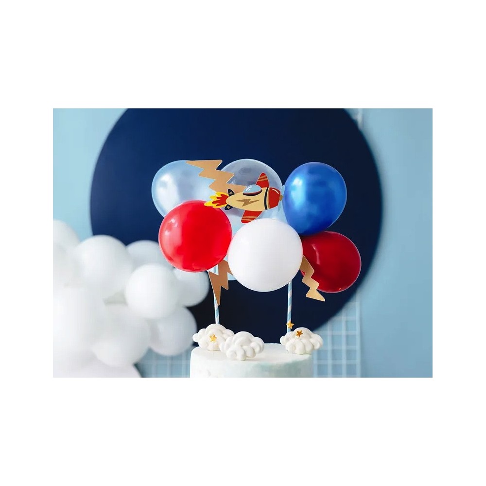 Balloon cake topper Airplane - 29 cm