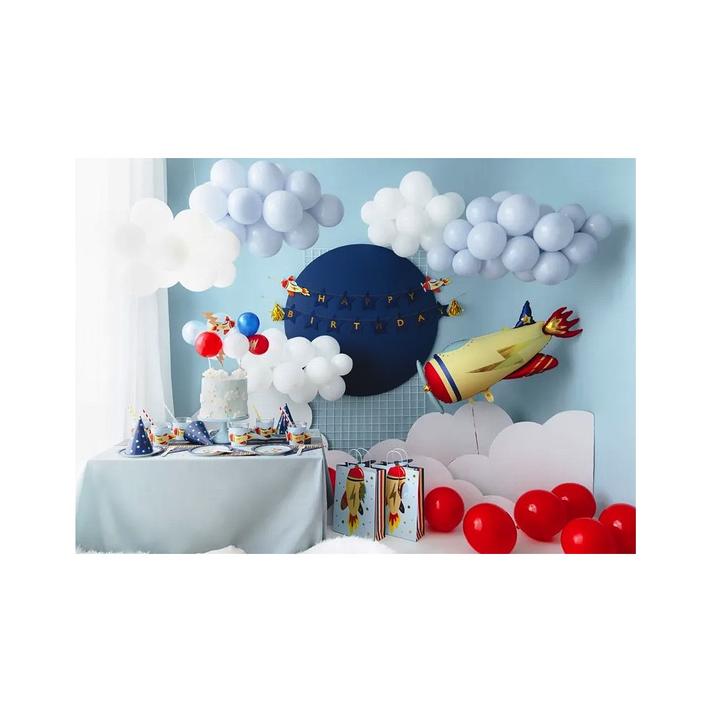 Balloon cake topper Airplane - 29 cm