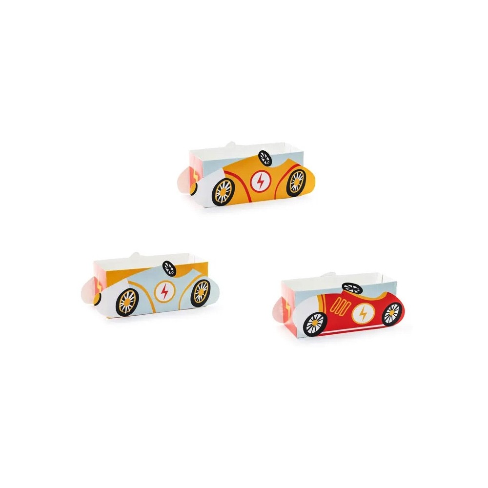 Decorative snack boxes Cars - 3 pcs.