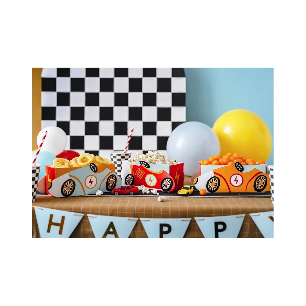 Decorative snack boxes Cars - 3 pcs.
