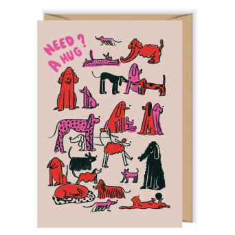 Greeting card 12 x 17 cm - Cudowianki - Need a hug