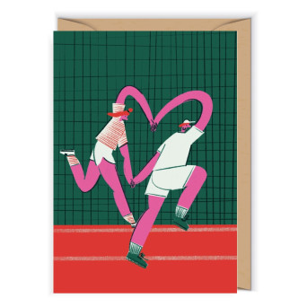 Greeting card 12 x 17 cm - Cudowianki - Runners