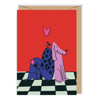 Greeting card 12 x 17 cm - Cudowianki - Dog mum