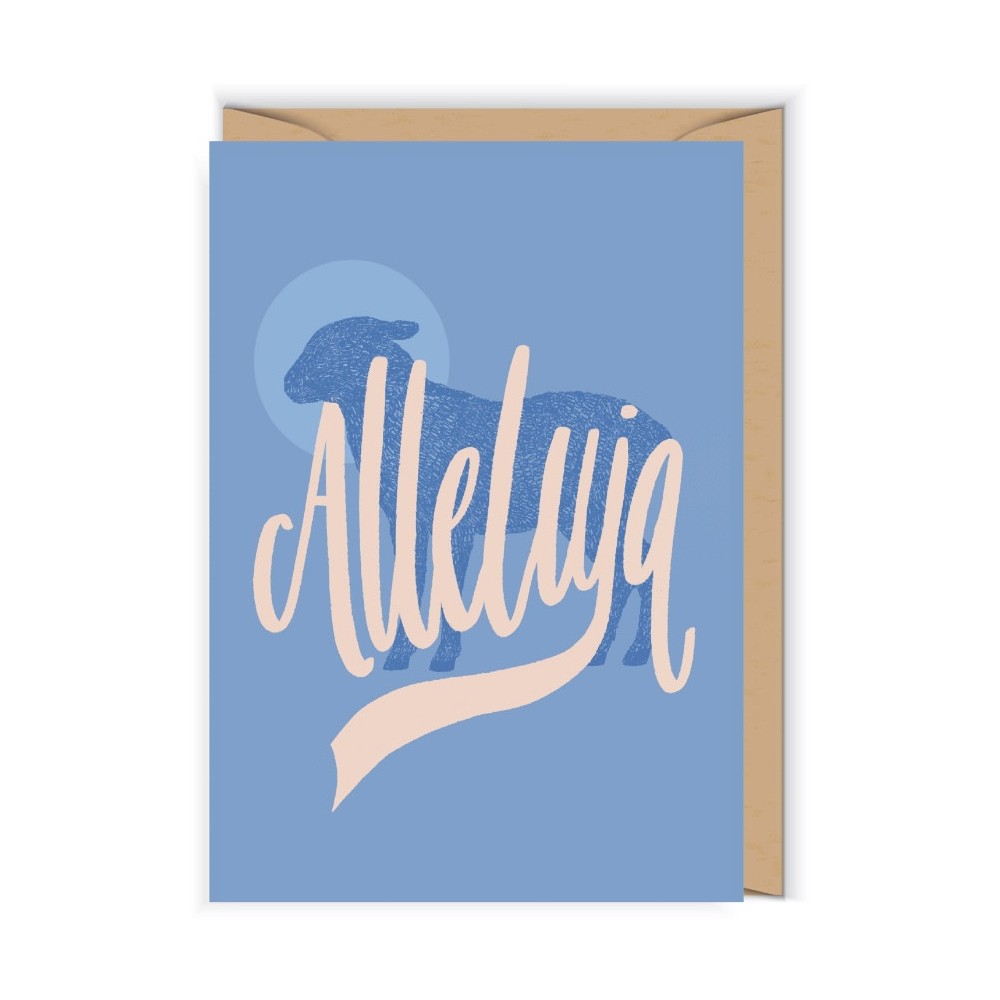 Greeting card 12 x 17 cm - Cudowianki - Alleluja