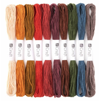 Zestaw mulin Vintage - DpCraft - 10 kolorów
