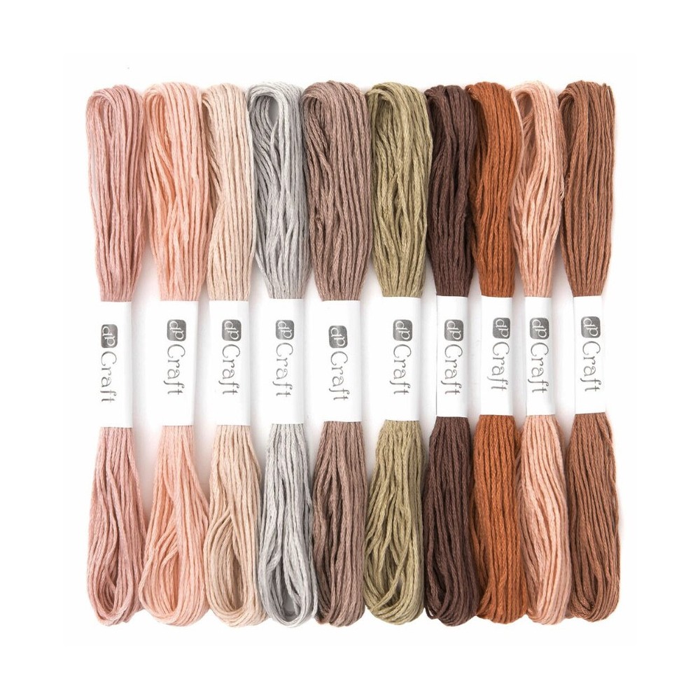 Zestaw mulin Natural - DpCraft - 10 kolorów
