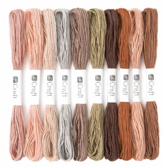 Zestaw mulin Natural - DpCraft - 10 kolorów