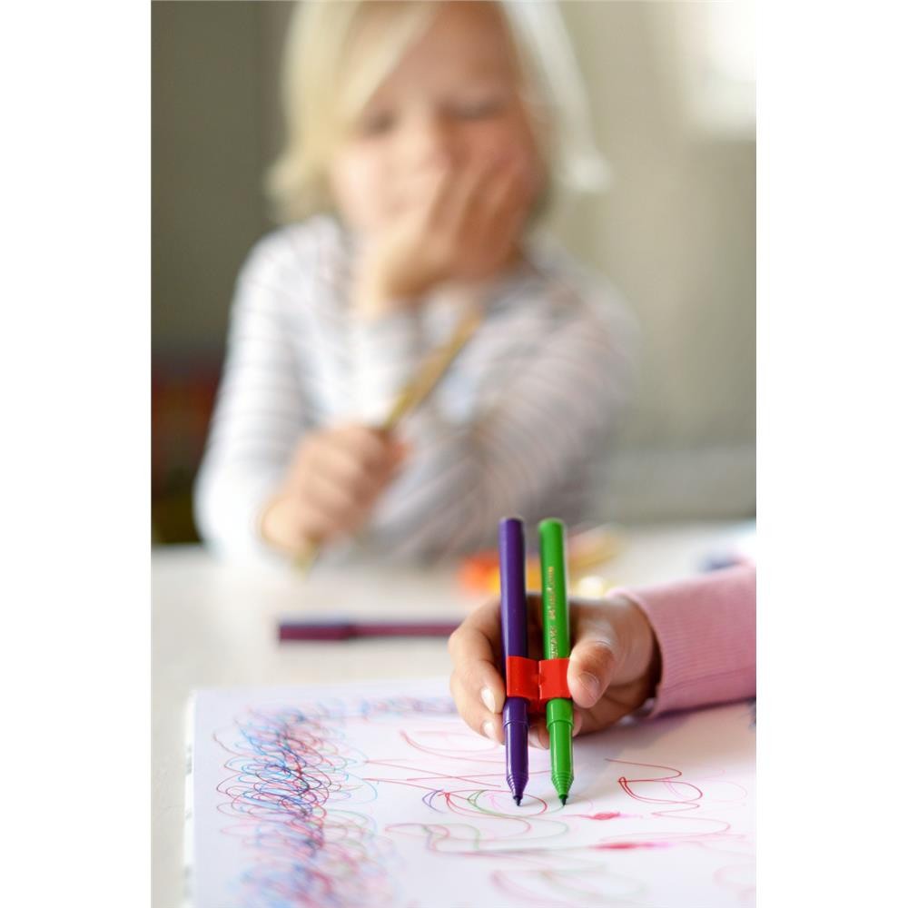 Zestaw flamastrów Connector Unicorn - Faber-Castell - 33 kolory