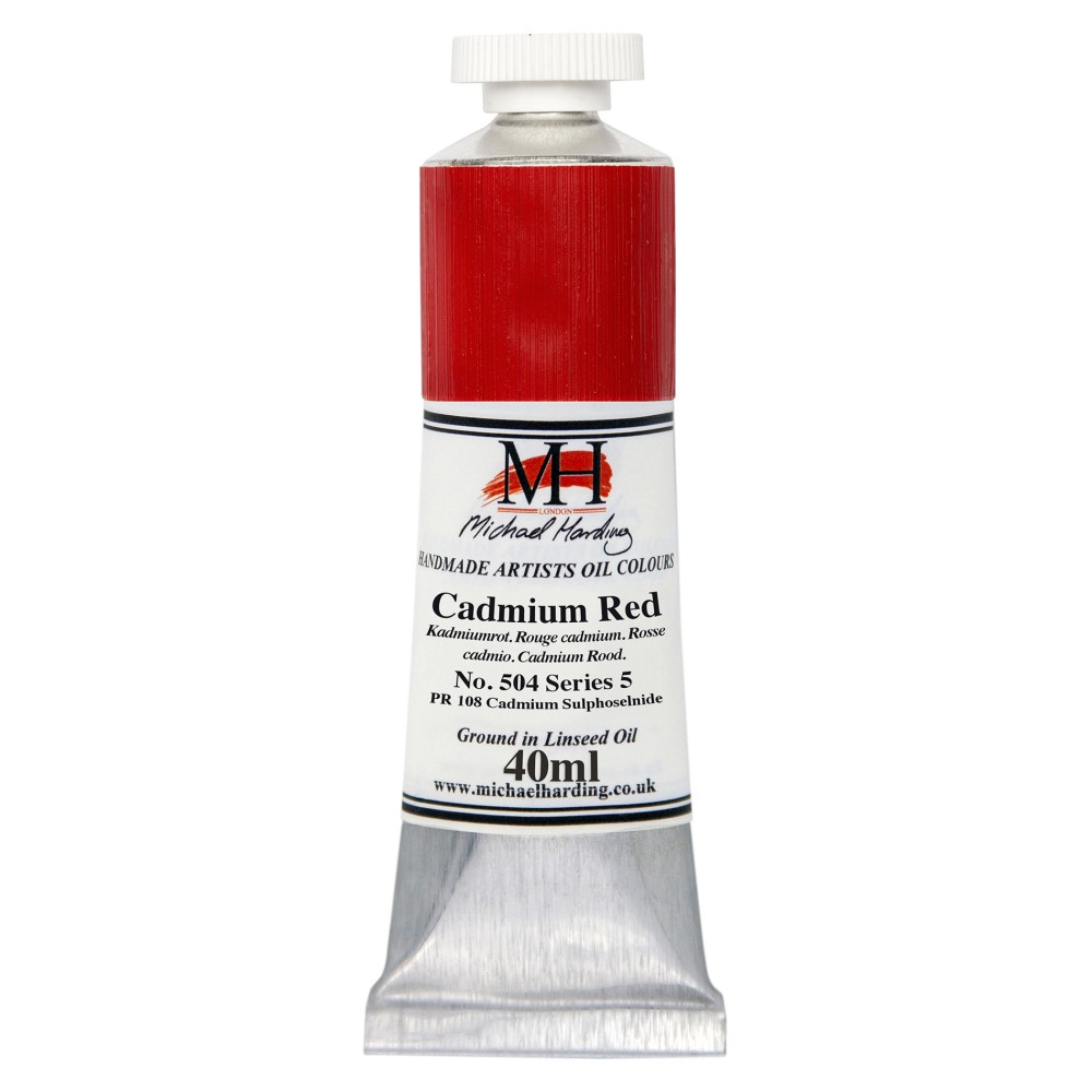 Farba olejna - Michael Harding - 504, Cadmium Red, 40 ml