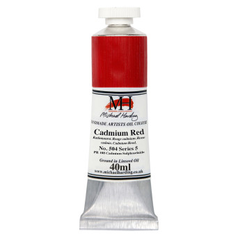 Farba olejna - Michael Harding - 504, Cadmium Red, 40 ml