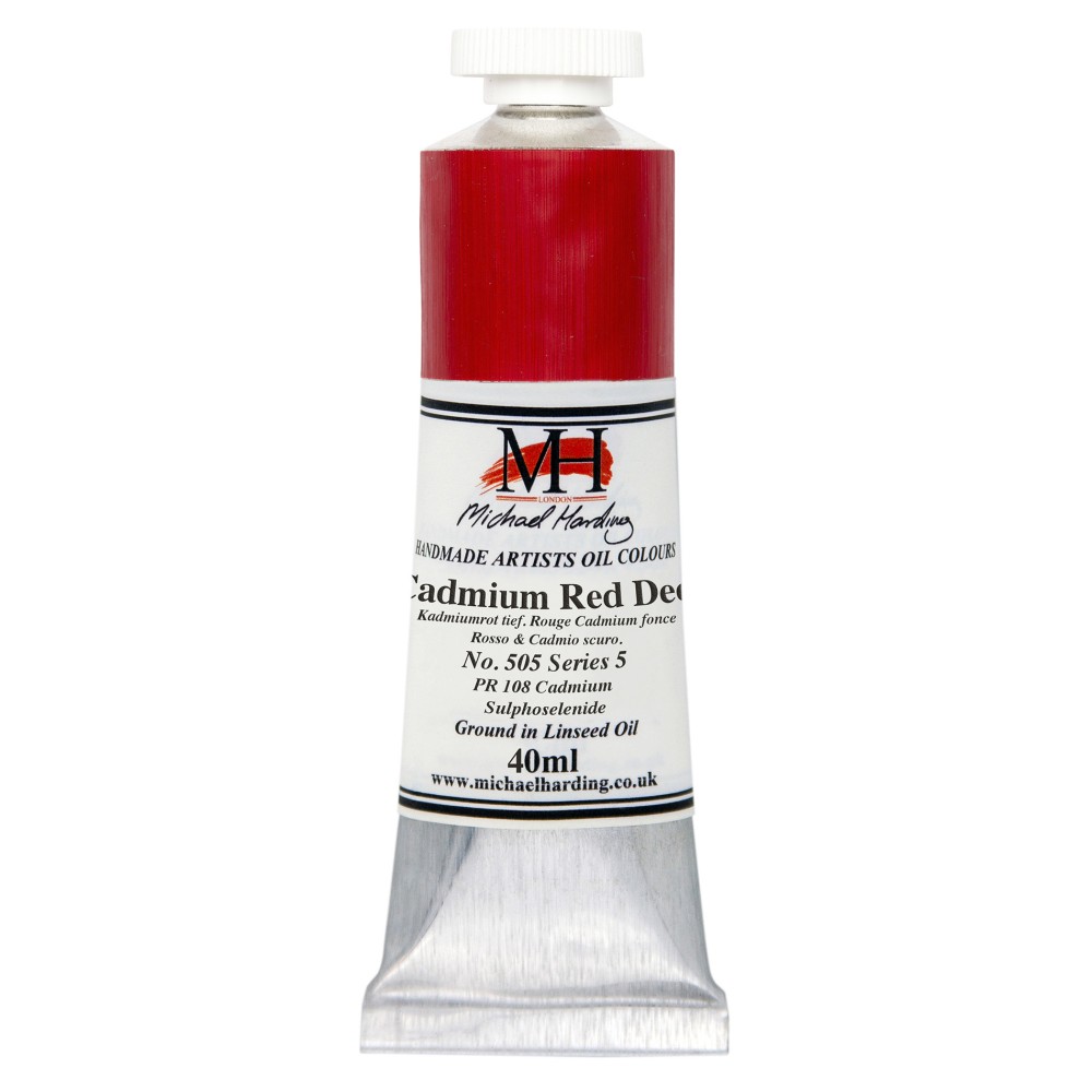 Farba olejna - Michael Harding - 505, Cadmium Red Deep, 40 ml