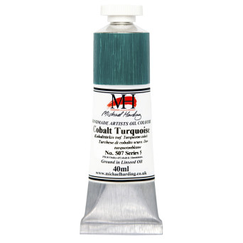 Farba olejna - Michael Harding - 507, Cobalt Turquoise Deep, 40 ml